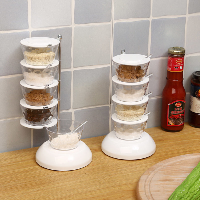 Plastic vertical Rotation seasoning box multi-storey Sauce pot Oil tank originality Kitchen Condiments Jarin the Kitchen/Cooking utensils , Kitchen Gadgets/Kitchen storage , Storage jars/Kitchen storage containers , Seasoning bottles  category - from Buy2taobao.com to provide professional Taobao agent buy service