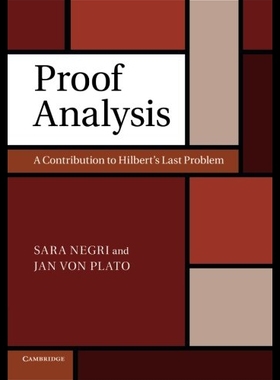 【预售】Proof Analysis: A Contribution to Hilbert's Last