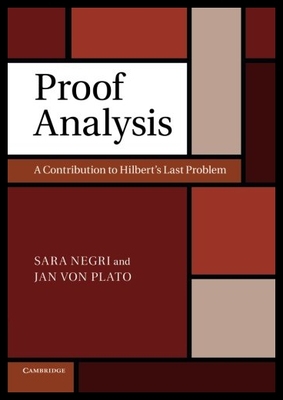 【预售】Proof Analysis: A Contribution to Hilbert's Last