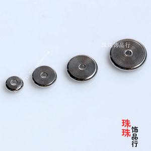 DIY饰品念珠 实心钢珠隔片垫片手串配件不锈钢隔珠手链配珠不退色