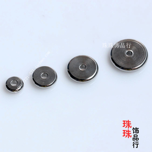 DIY饰品念珠 实心钢珠隔片垫片手串配件不锈钢隔珠手链配珠不退色