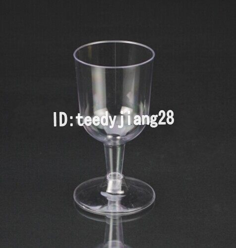 现货160ML一次性红酒杯一次性塑料香槟杯组合香槟试饮杯葡萄酒杯