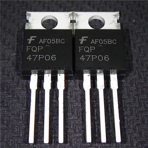 全新 FQP47P06  47P06  TO-220  P沟道  60V/47A  现货