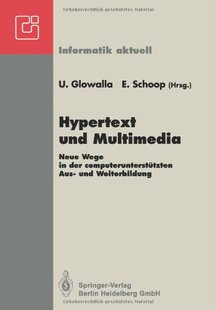 Und Hypertext Multimedia Neue ... Wege 预订