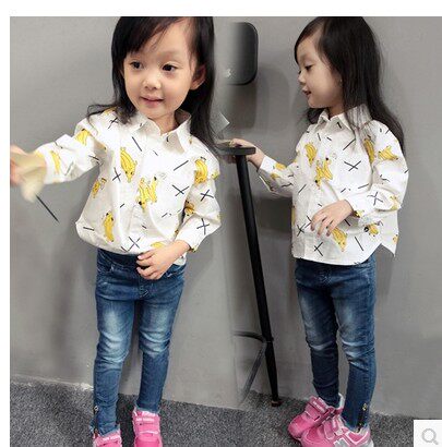 Chemise fille à manche longue - Ref 2088546 Image 1