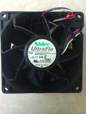 NIDEC 9038 12V 3.24A V92E12BUA7-07 9CM PWM温控大风量暴力风扇