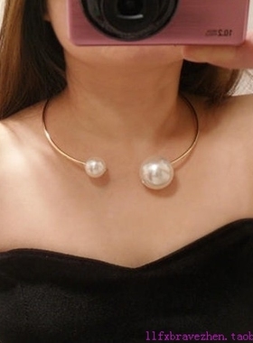 jewelry pearl necklace women accessories珍珠夸张项链女项圈