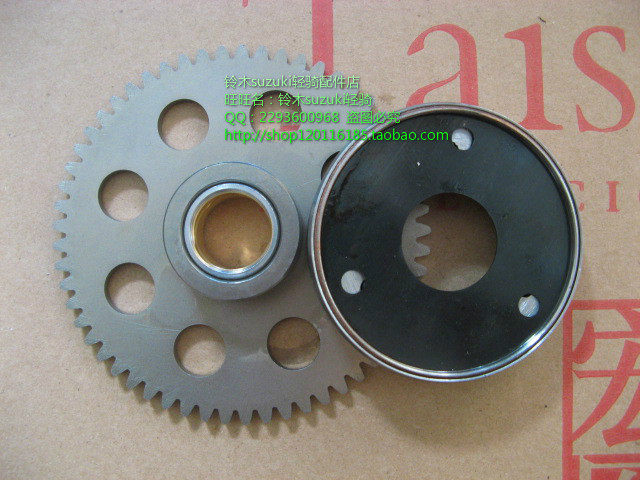 丽彩QS125T-2韵彩QS100T启动离合器 起动盘 电启动 超越离合器图片