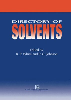 【预订】Directory of Solvents