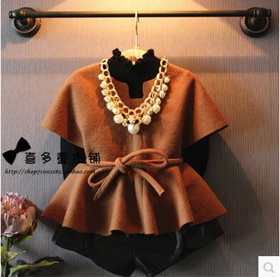 Cape pour fille en laine - Ref 2157397 Image 1