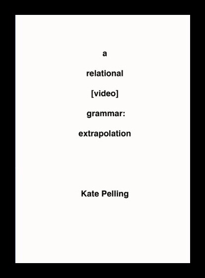 【预售】A Relational [Video] Grammar: Extrapolation