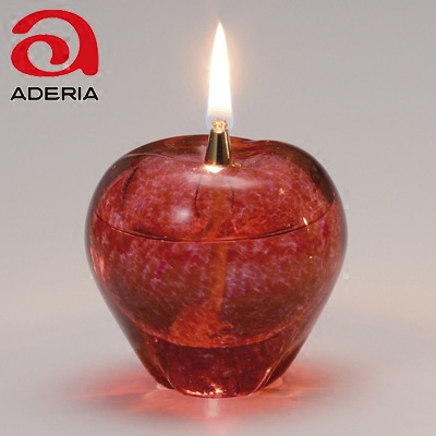 日本代购津轻玻璃花瓶苹果形状多功能摆件香座香插香立