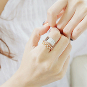 Beautiful Princess/beautiful Princess Korea jewelry simple style 3 piece ring rings