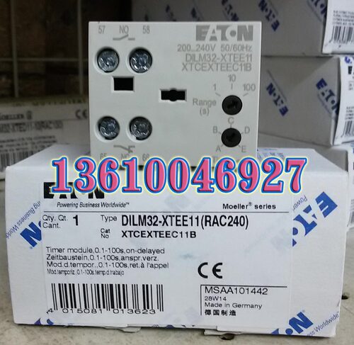 EATON MOELLER穆勒DILM32-XTEE11(RAC240)电子延时模块正品现货