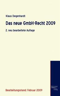 预售 Recht Das Gmbh 2009 Neue