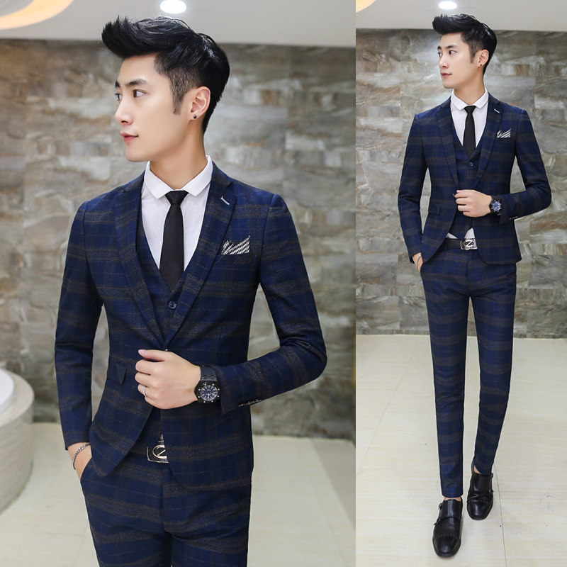 Costume homme en coton pour automne - Ref 1578571 Image 1