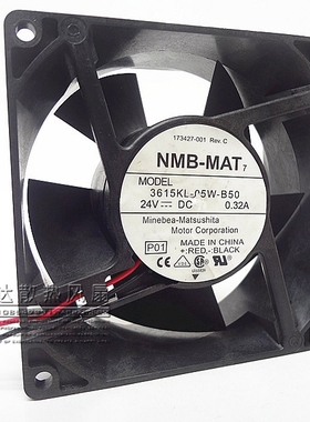 NMB 24V 9038 0.32A 9CM ABB变频器 专用散热风扇 3615KL-05W-B50