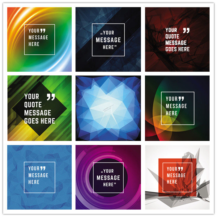 A2143矢量抽象几何彩色纹理背景图 AI设计素材