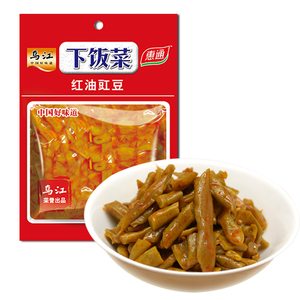 【天猫超市】乌江榨菜红油豇豆红版120g美味可口酱菜泡菜下饭