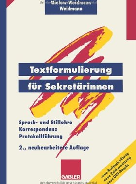【预售】Textformulierung Fur Sekretarinnen: Sprach- Un...