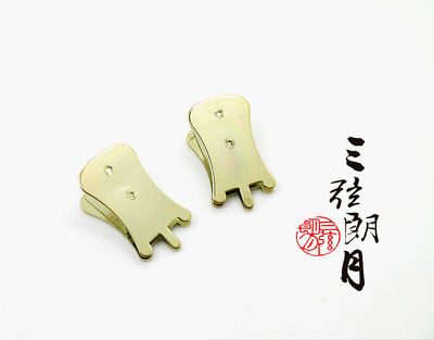 二胡弱音器 二胡弱音器 金色 琴码夹 黄金夹