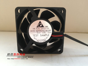 全新原装台达 DELTA QFR0624UH 24V 0.26A 滚珠轴承 风扇