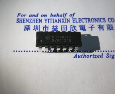 MC34074P 运算放大器 - 运放 3-44V Quad 5mV VIO