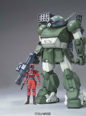 万代1/20 ATM-09-RSC Scopedog 装甲骑兵 红肩队 眼镜犬完成品