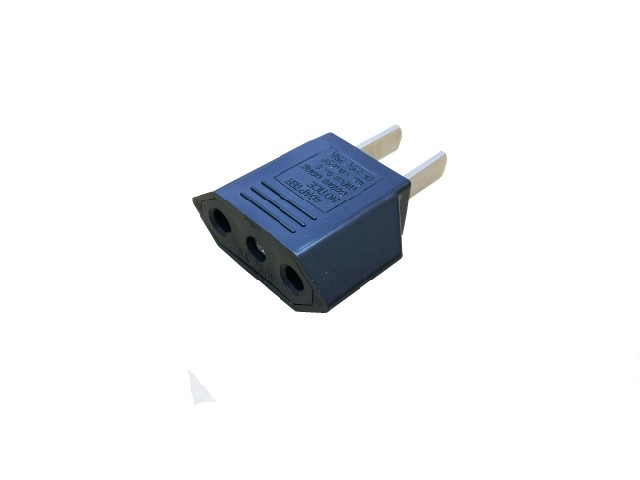 6A 125V/250V两扁转换两圆 电源转换插头
