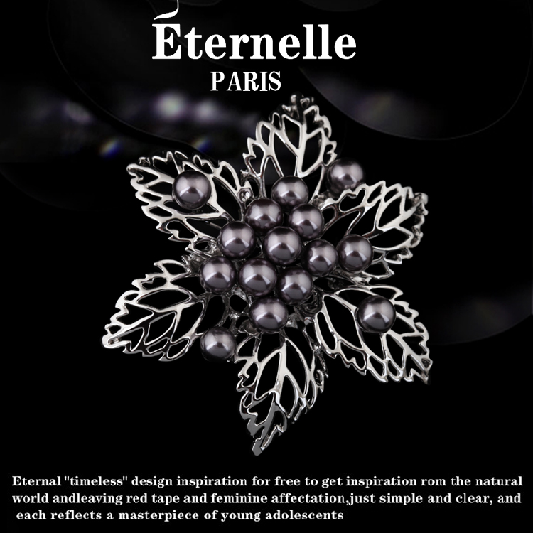 Broche femme ETERNELLE en cristal autrichien - Ref 1176461 Image 1