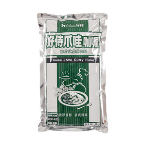 爪哇中辣咖喱 好侍爪哇咖喱（碎片状咖喱调料）1000g 2袋多省包邮