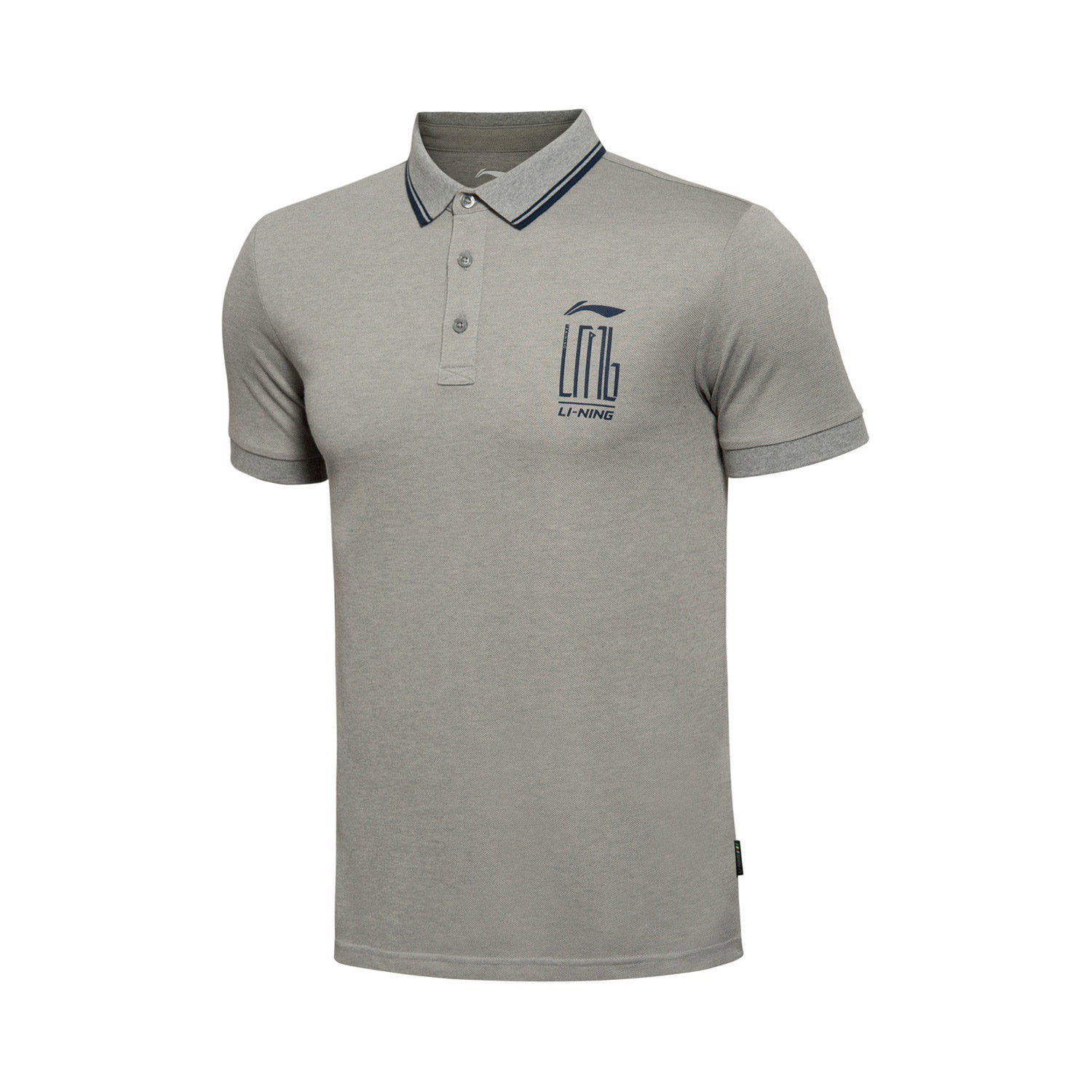 Polo sport homme LINING APLL029 en CVC - Ref 562227 Image 1