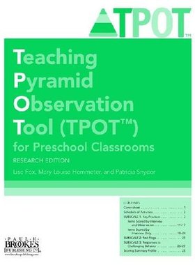 【预售】Teaching Pyramid Observation Tool (Tpot ) for ...