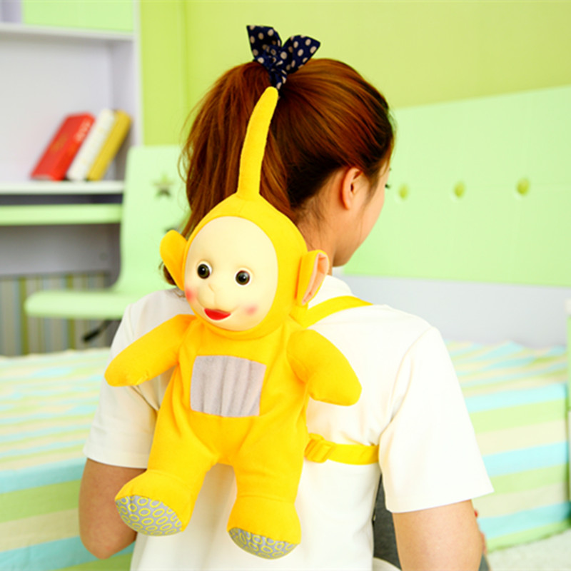 卡通小书包天线玩偶宝宝背包拎包双肩包毛绒玩具公仔娃娃儿童礼品