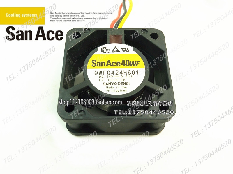 9WF0424S603A 三洋 24V 0.11A 4CM/厘米 4020发那科系统散热设备