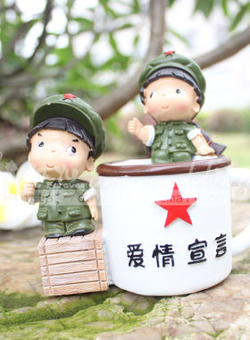 军旅树脂摆件汽车
