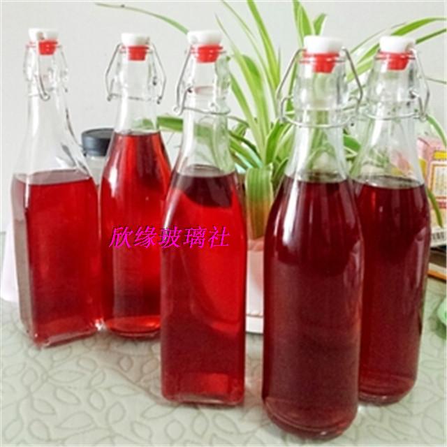 200-1000ml玻璃酒瓶 密封瓶 饮料瓶 卡扣油瓶油壶 发酵瓶 酵素瓶