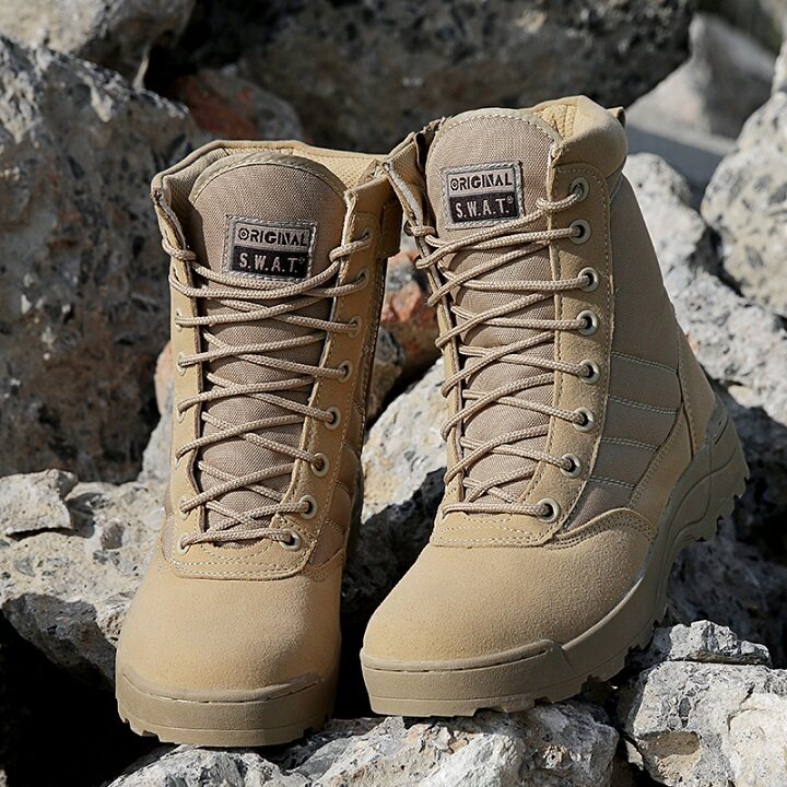 Boots militaires pour homme - encapsulé - Ref 1401805 Image 4
