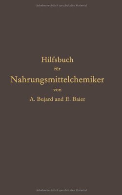 【预订】Hilfsbuch Fur Nahrungsmittelchemiker...
