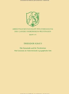【预售】Die Gemeinde Und Ihr Territorium: Funf Gemeind...
