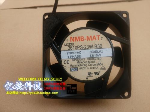 全新原装NMB-MAT风扇3610PS-23W-B30 9225 230V导线式机柜风机