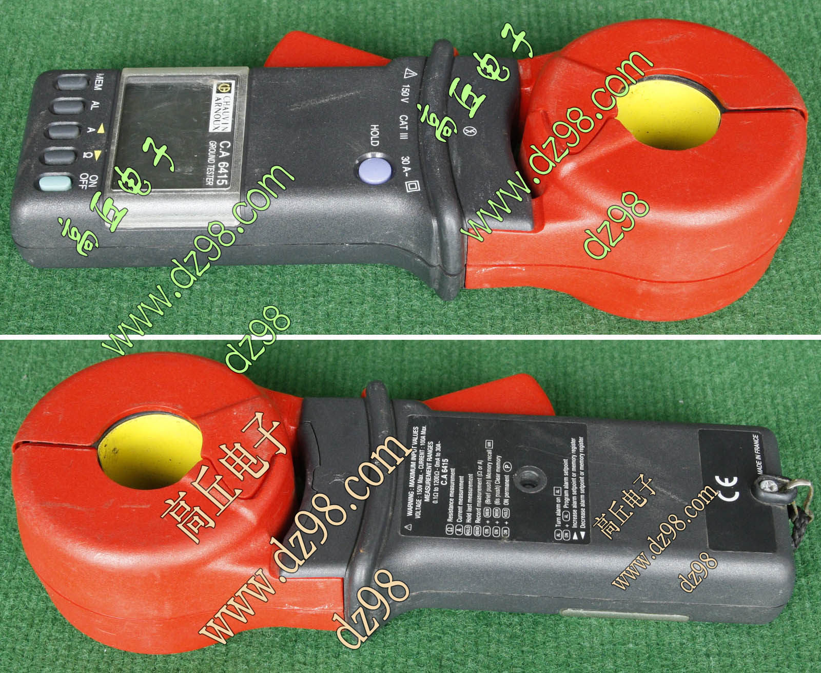 chauvin arnoux c.a6415 ground tester钳式接地电阻测试仪