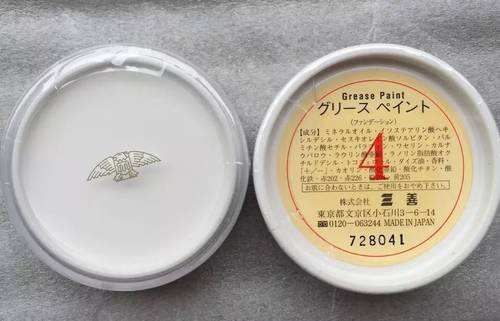 日本三善mitsuyoshi进口油彩4号白油彩防敏 正品艺妓万圣节白妆