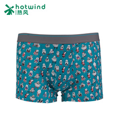 Hot air spring men's underpants cartoon anime seamless printing boyshort brief boxers tide 91W015906