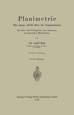 【预订】Planimetrie: Mit Einem Abriss Uber D...