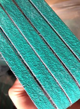 加工3M锆刚玉砂带10*330MM，P120绿色小砂带，1厘米宽小环带577F