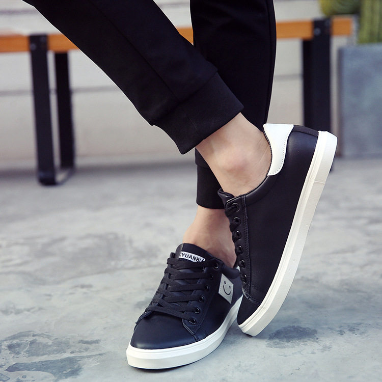 baskets homme - semelle caoutchouc - Ref 975272 Image 4