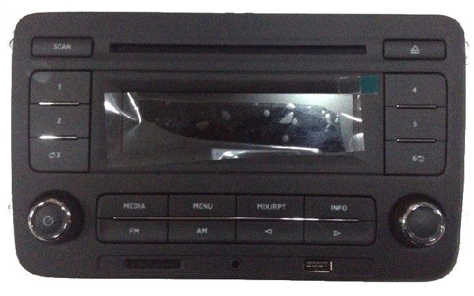 大众斯柯达昕锐高配车载CD机 改新桑塔纳新捷达带USB/AUX/SD功能