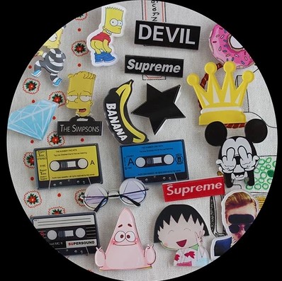 Broche Lovers en plexiglas - Ref 1185643 Image 1