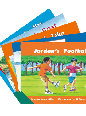 进口原版英文PM彩虹阅读系列PM READERS - GREEN, SET 12B FICTION READERS X 5绿色级别 Level 12B全5册6-8-12岁分级阅读启蒙英语